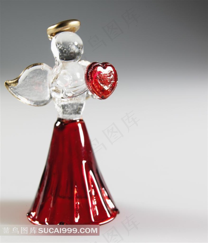 情人节图片水晶立体小天使