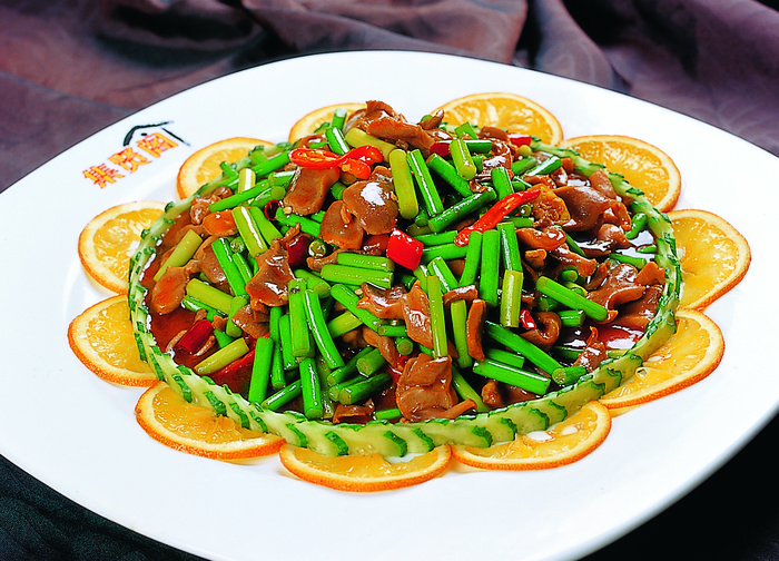 0911XC-129蒜苔鸡胗