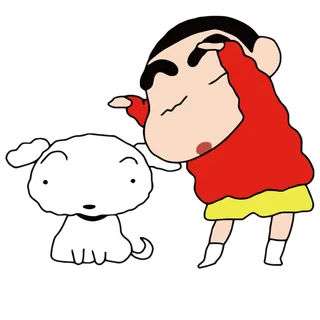 蜡笔小新可爱动画人物免扣素材