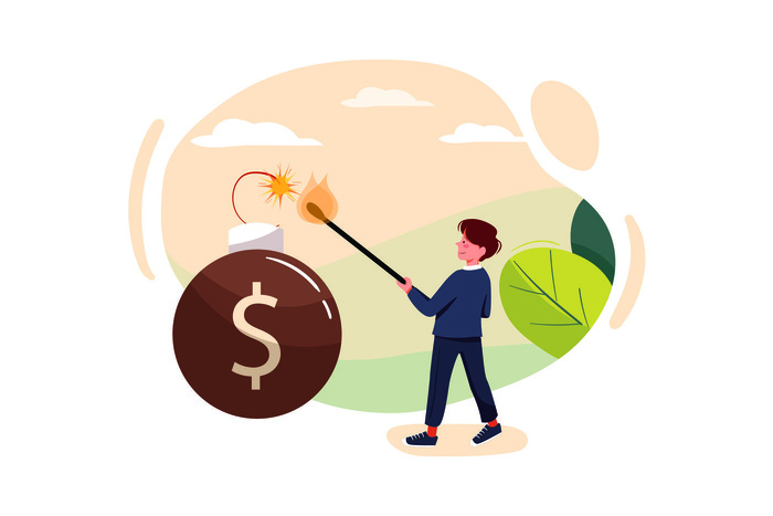 扁平化人物场景办公互联网等距ai矢量设计网页海报UI素材插画