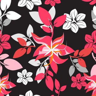 花卉唯美手绘花朵面料纹理手机壳布料面料印花服装矢量图案素材