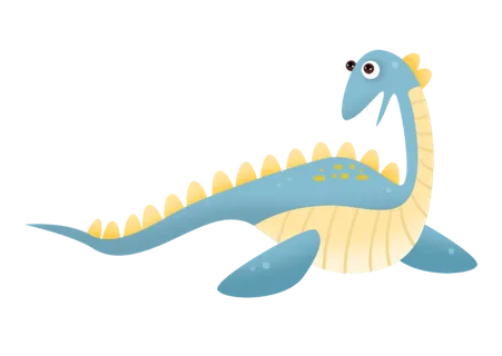 卡通背景恐龙