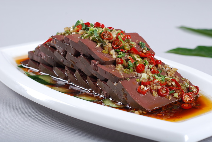 0911LCH-439辣子蒜鸭血