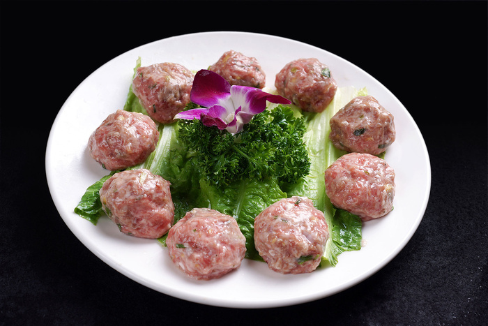 美食香菜丸子