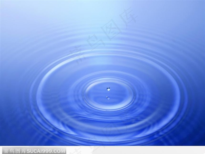 水滴引起的水纹