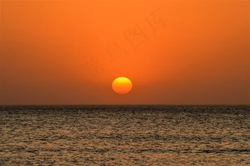 夕阳落日图片