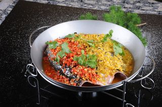 双味鱼头王 58元  主料： 花莲鱼头  味型：香辣