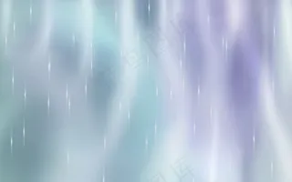 清新雨色背景