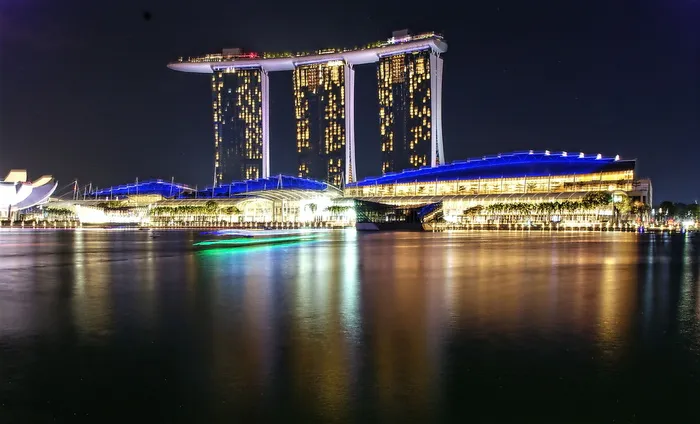 高清唯美城市夜景高楼大厦