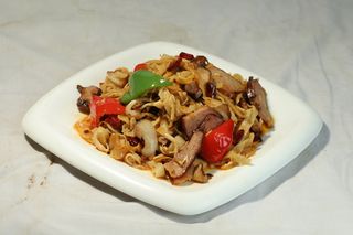 脆笋炒腊肉20元