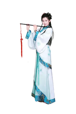 21 (5)免抠元素 免抠摄影 美女 人物 服装 古风 演奏