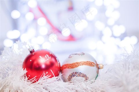 圣诞装饰品装饰球素材图片