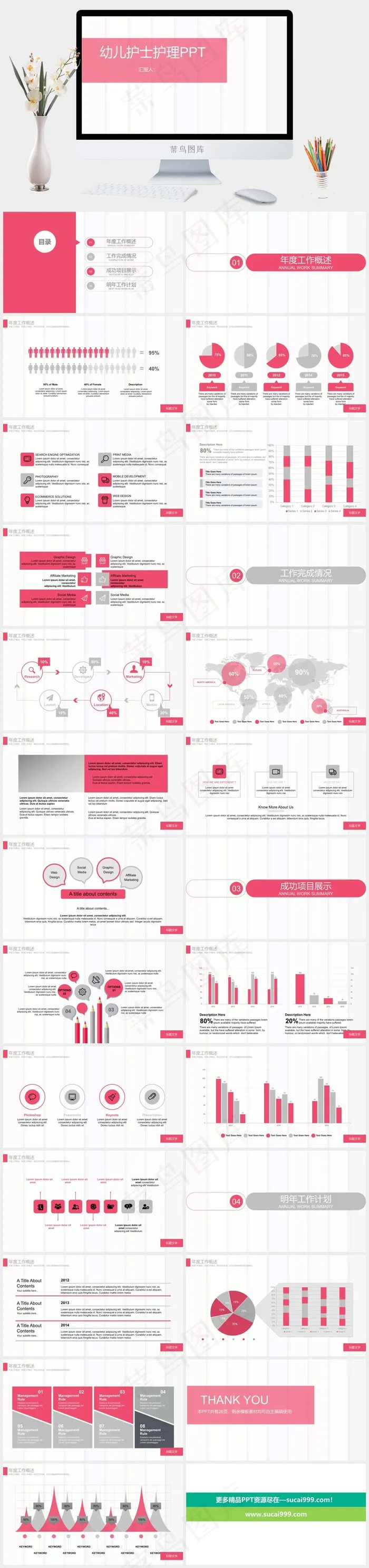 母婴护理PPT模板ppt模版