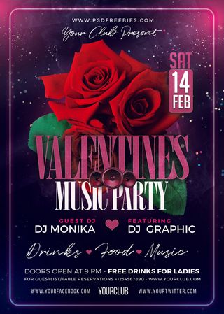 2.14情人节爱情psd模式