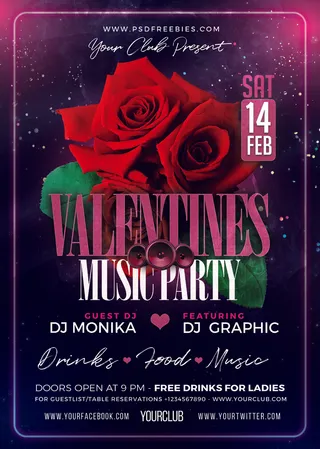 2.14情人节爱情psd模式