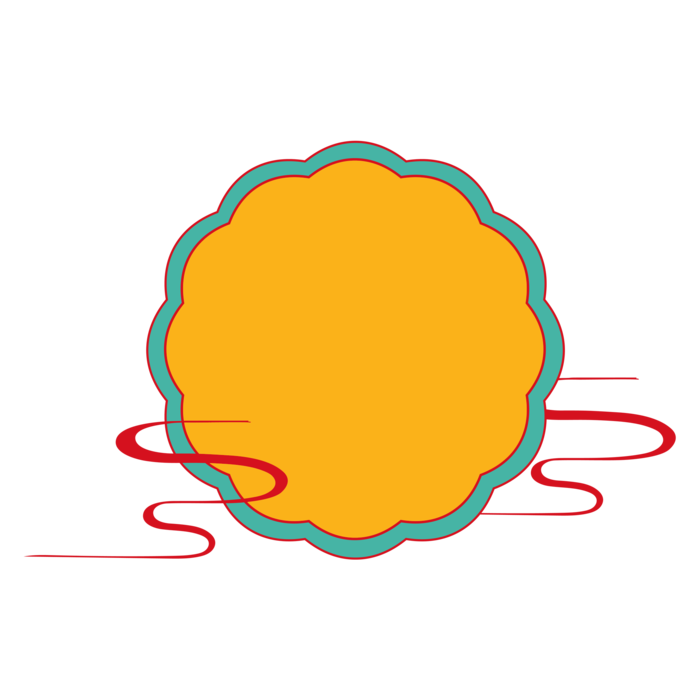 中国风中式传统祥云图案国潮古风边框云纹装饰元素PNG免抠素材图