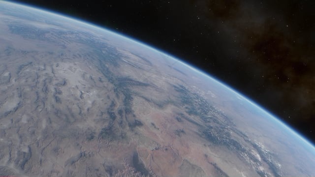 地球, 星星, 地平线, 宇宙, 空间