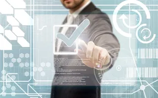 幻灯片图表演示商务人物背景