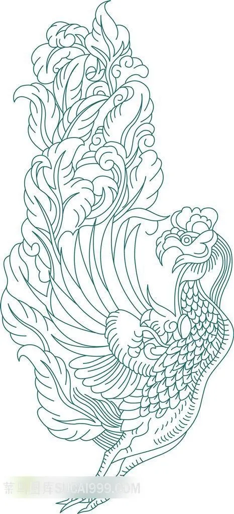吉祥凤凰图案素材