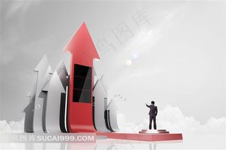 商务箭头科技图片