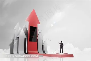 商务箭头科技图片