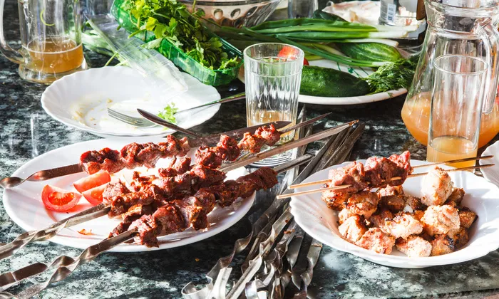 烧烤油炸麻辣弹串串烤肉烤串