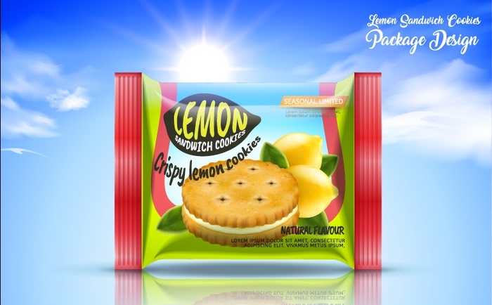 设计广告饮食饼干