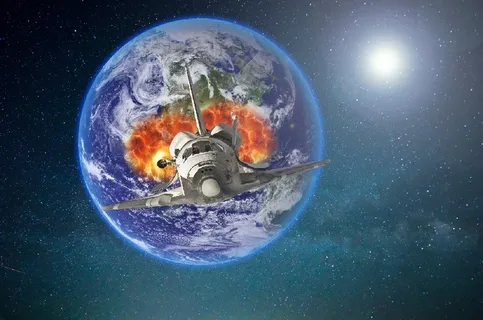 元宇宙世界天空背景墙风景