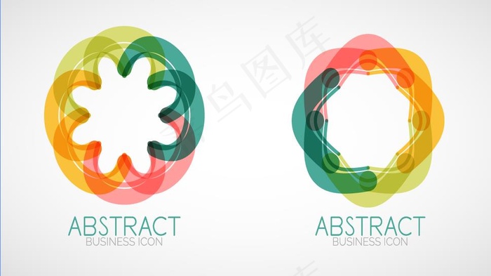 生活圆形图标ai矢量模版下载