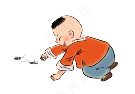 儿童节小孩玩耍