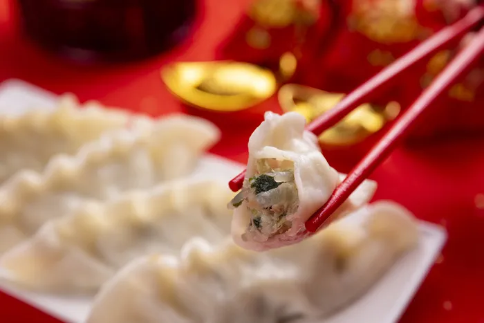 冬至鲜香好吃煮熟的饺子图片-第5张