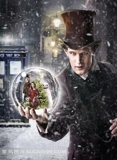 手拿水晶球的神秘博士电影海报