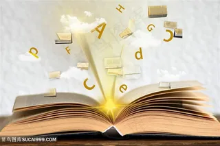 创意充满知识的书