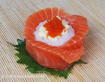 精致三文鱼寿司