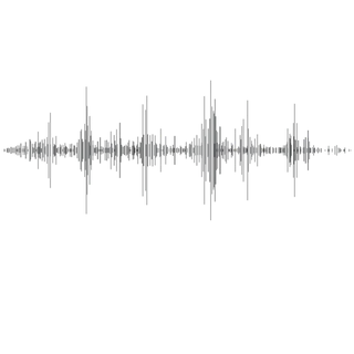 音波频 黑白线条 免扣png