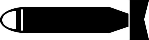 鱼雷 PNG免抠(980x266)