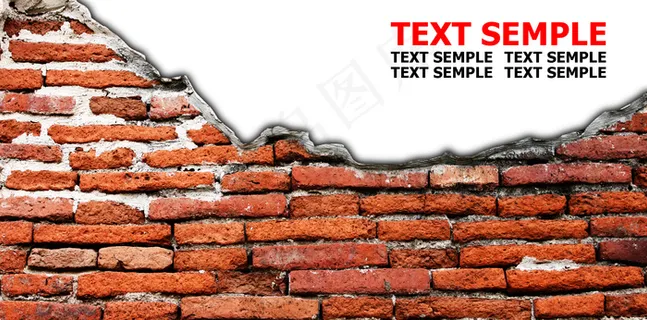 残缺墙壁背景图片下载