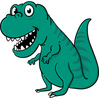 卡通恐龙生日宝宝宴派对素材恐龙派对免扣素材