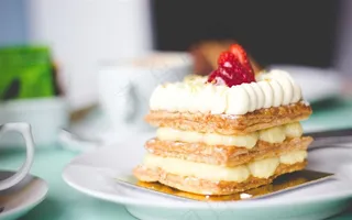 美食系列草莓与甜点摄影素材图片