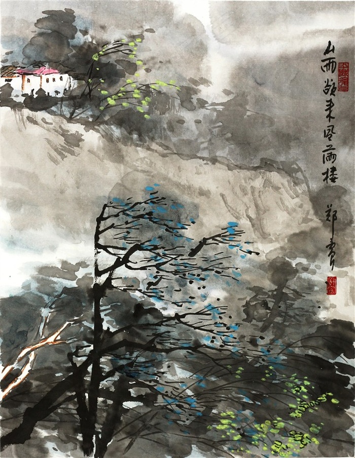 中国仿古山水画