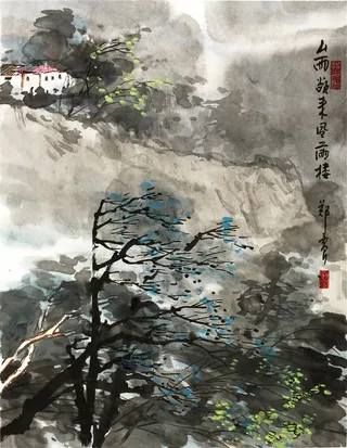 中国仿古山水画
