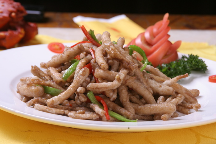 干煸茶树菇-华谊楼