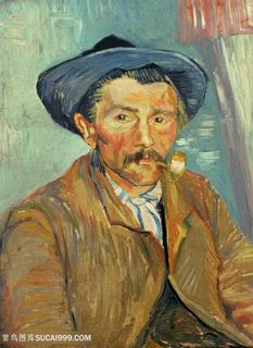 梵高油画吸烟者