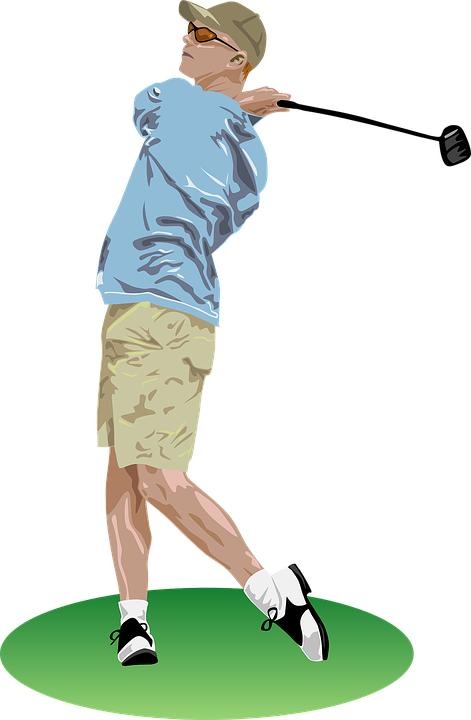 高尔夫球手 PNG免抠(471x720)