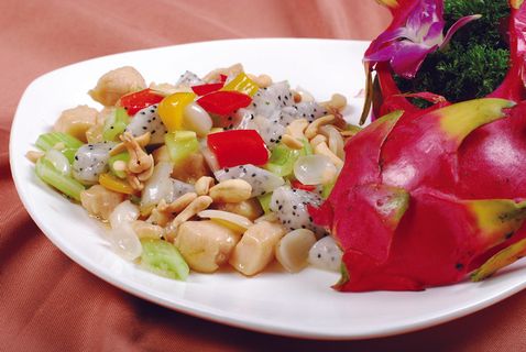 CXC01686火龙果鸡丁  58元例