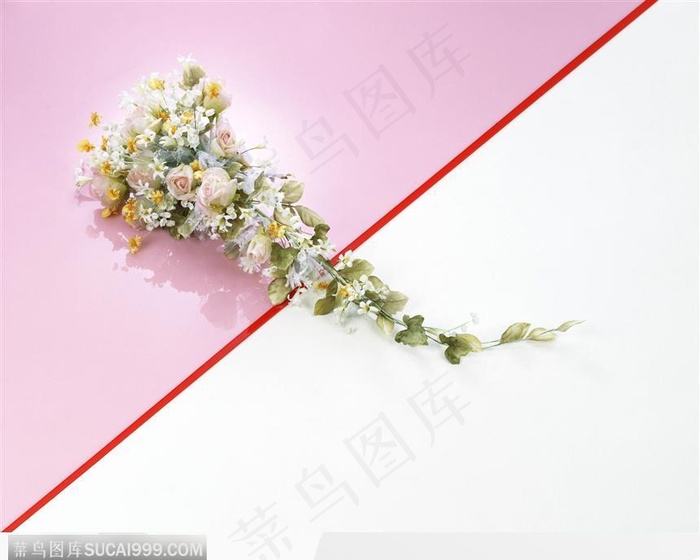 斜着摆放的一束花1