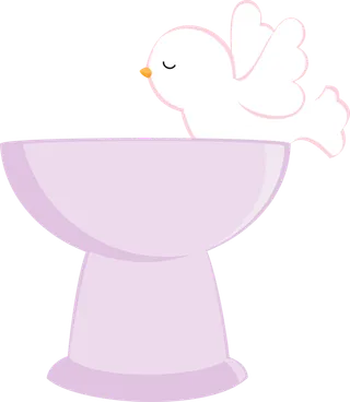 和平鸽飞过卡通