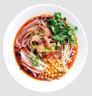 酸辣粉免扣素材