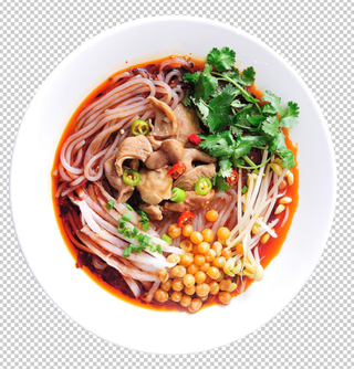 酸辣粉免扣素材