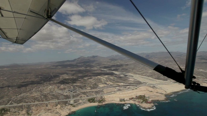 从空中俯瞰海岸